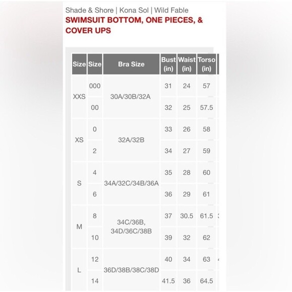 Kona Sol Women's Red Tummy Control Medium Seat Coverage One Piece Swimsuit NEW! - Picture 11 of 11